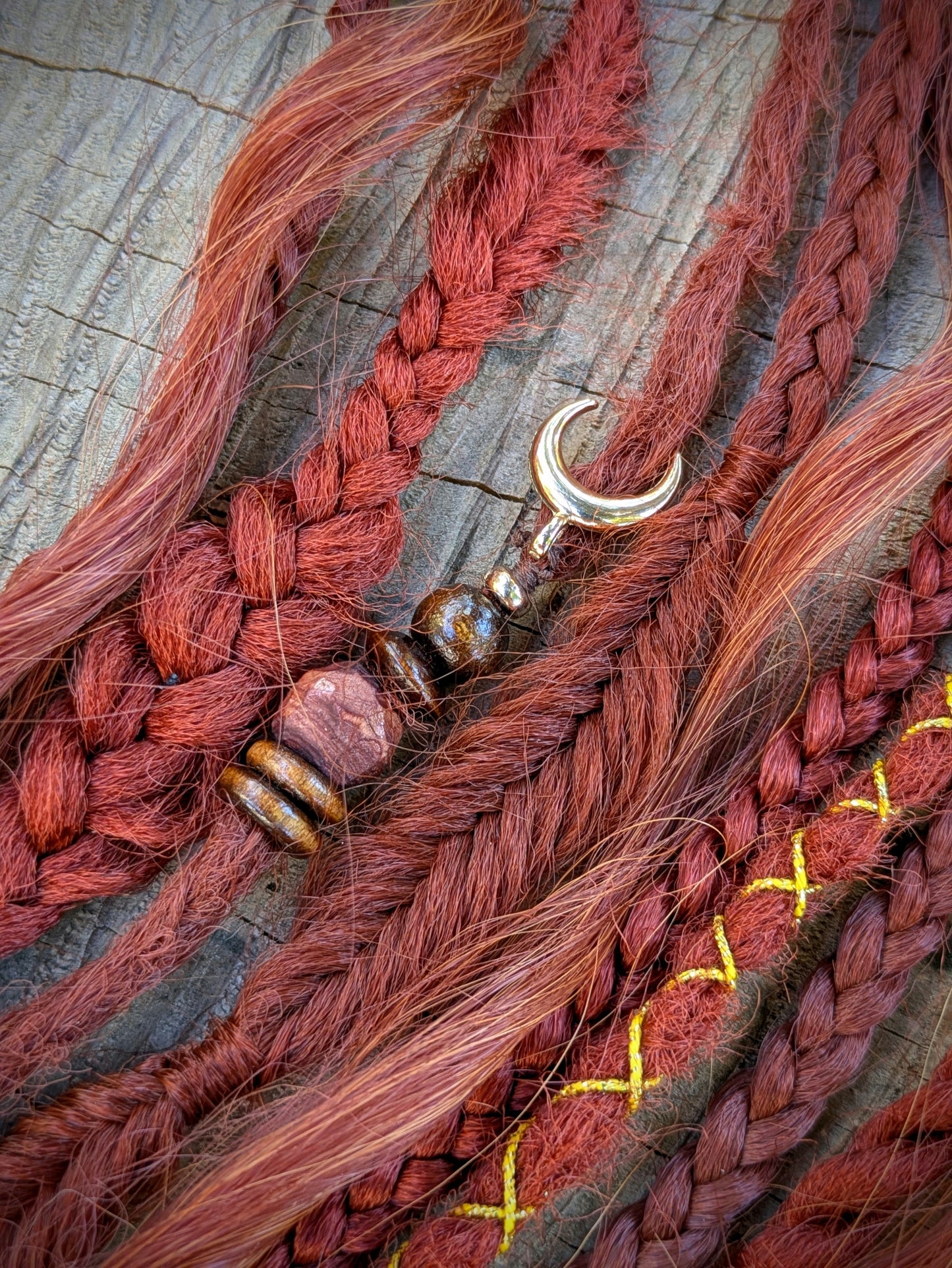 Allannia braid dreadlock elastic