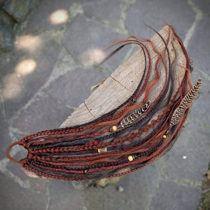 Allannia braid dreadlock elastic