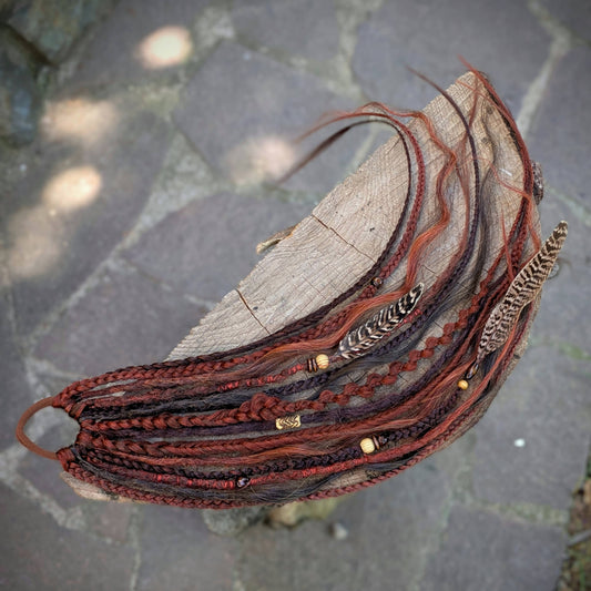 Allannia braid dreadlock elastic