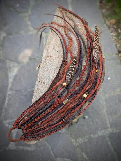 Allannia braid dreadlock elastic