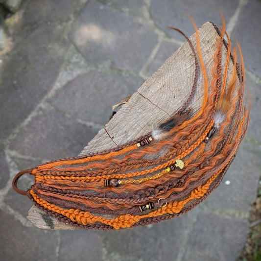 Allannia braid dreadlock elastic