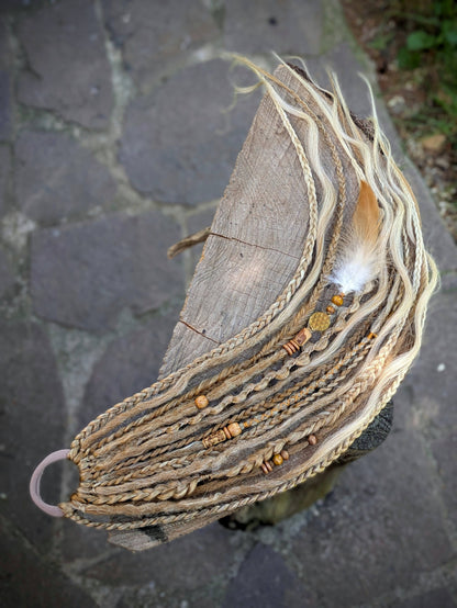 Allannia braid dreadlock elastic