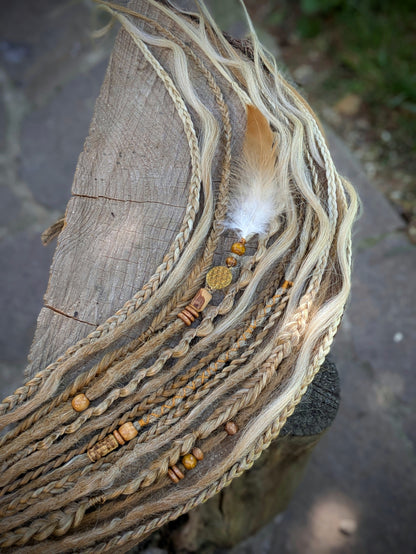 Allannia braid dreadlock elastic