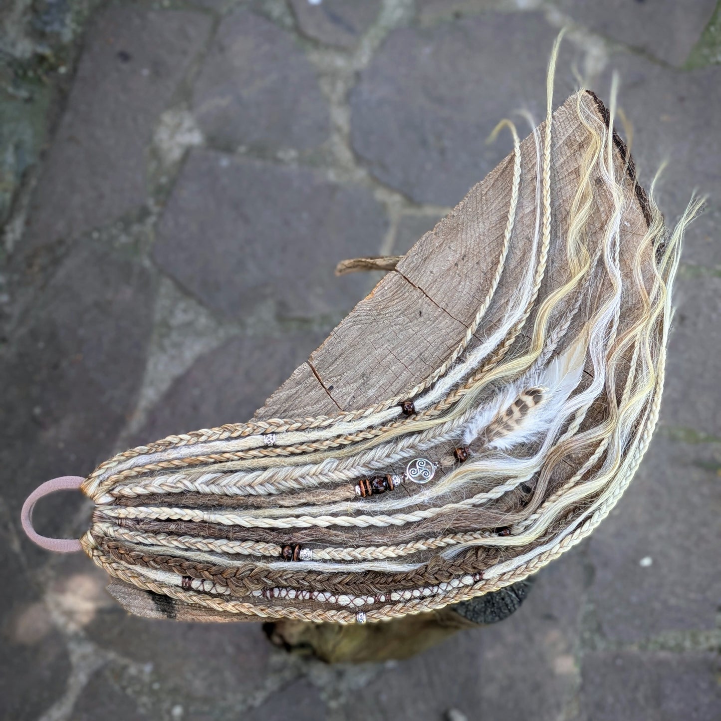 Allannia braid dreadlock elastic