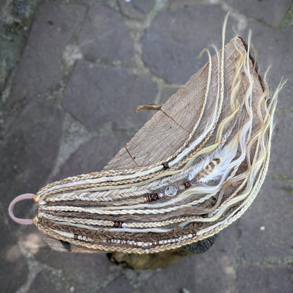 Allannia braid dreadlock elastic