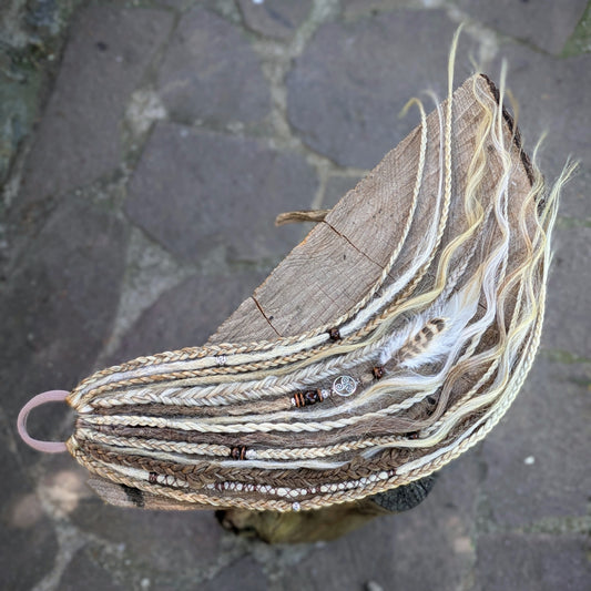 Allannia braid dreadlock elastic
