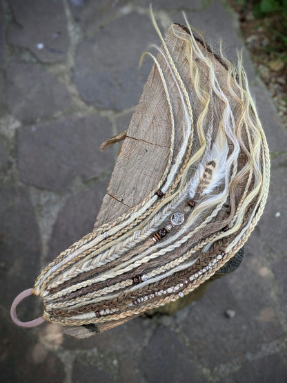 Allannia braid dreadlock elastic