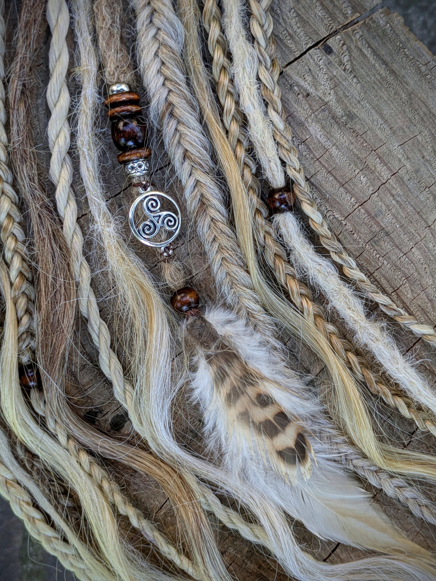 Allannia braid dreadlock elastic