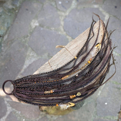 Allannia braid dreadlock elastic