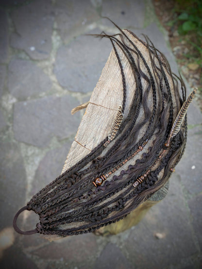 Allannia braid dreadlock elastic