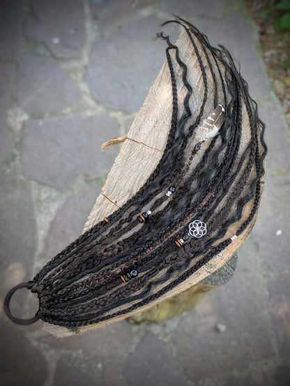Allannia braid dreadlock elastic