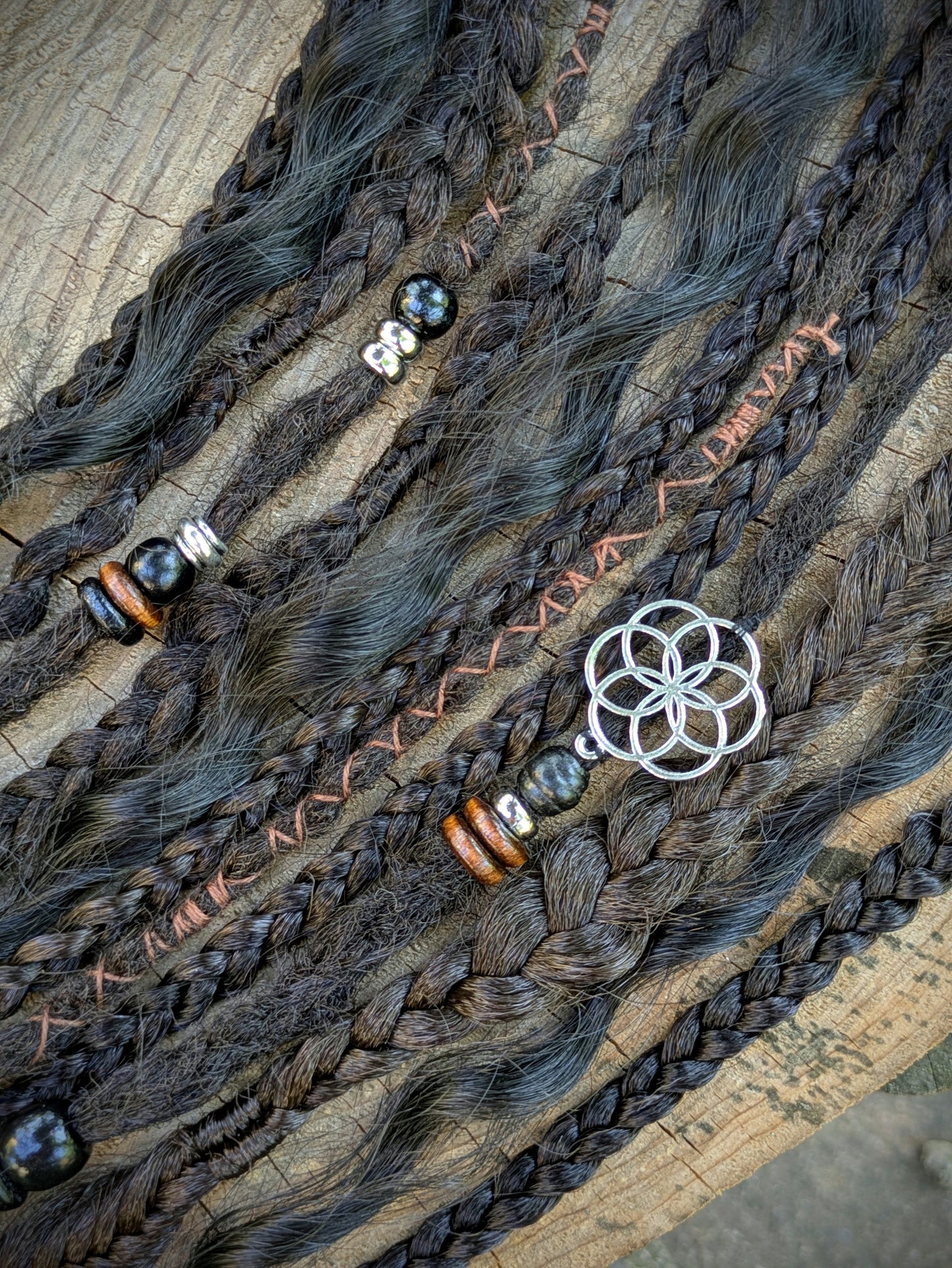 Allannia braid dreadlock elastic