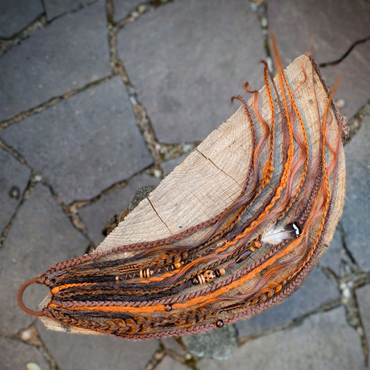 Allannia braid dreadlock elastic