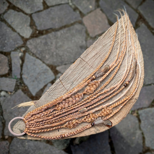 Allannia braid dreadlock elastic