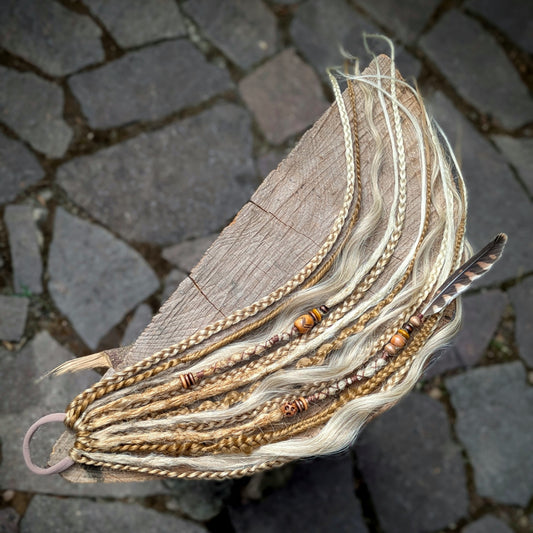 Allannia braid dreadlock elastic