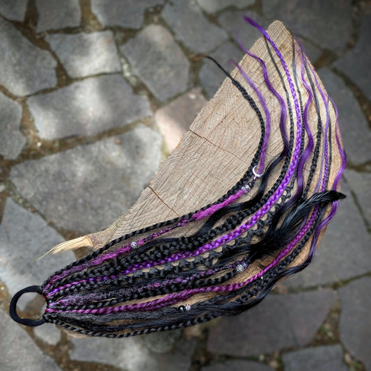 Allannia braid dreadlock elastic