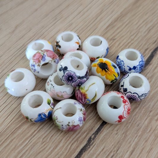 Ceramic beads for dreads annealed