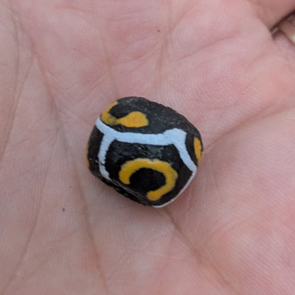 African "krobo" oval beads